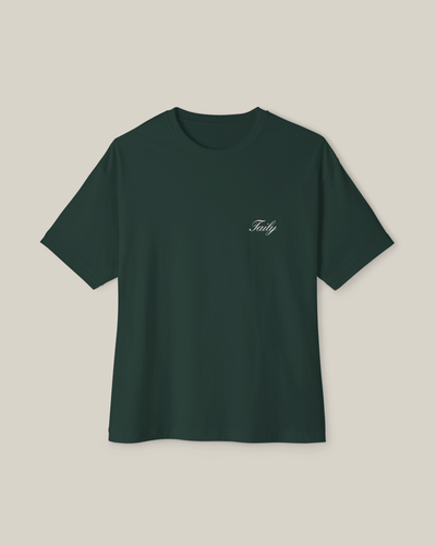 Taily Swiss Alps Vintage Boxy T-Shirt – Forest