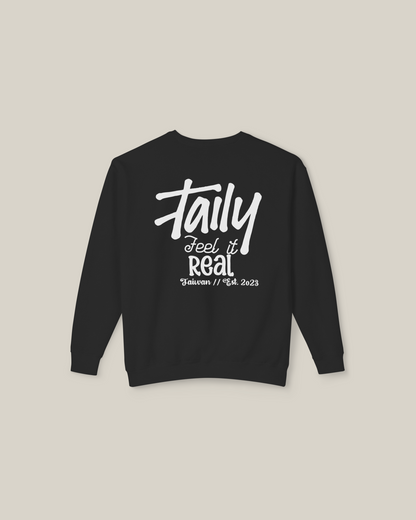 Taily Feel It Real Sweatshirt – Black