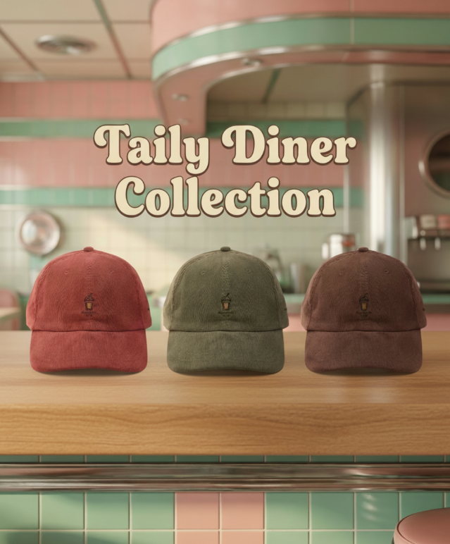 Embroidered Corduroy Cap – Vintage Milkshake Club (Olive)