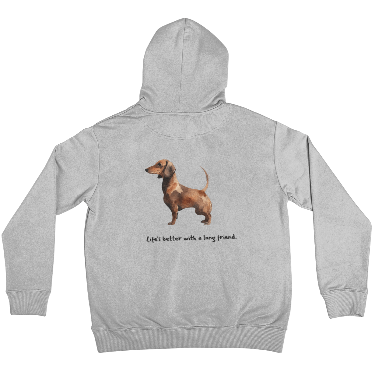 Short Legs, Big Heart Dachshund Hoodie