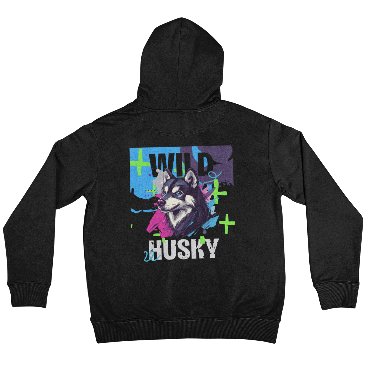 Wild Husky Hoodie - Bold Husky Spirit