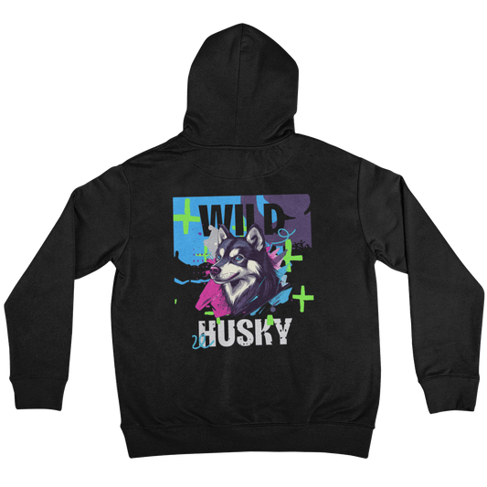 Wild Husky Hoodie - Bold Husky Spirit