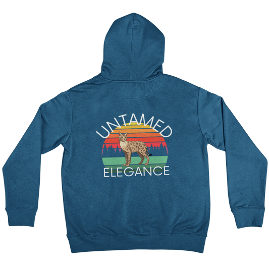 Untamed Elegance Savannah Cat Hoodie