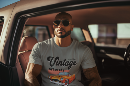 Vintage Wheels Unisex Tee – Driven to Roam