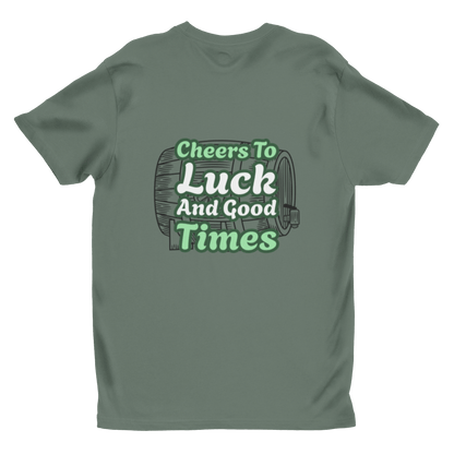 Cheers to Luck and Good Times St. Patrick’s Day Tee