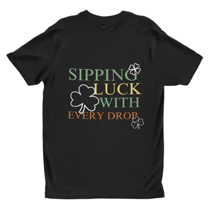 Sipping Luck St. Patrick’s Day T-Shirt