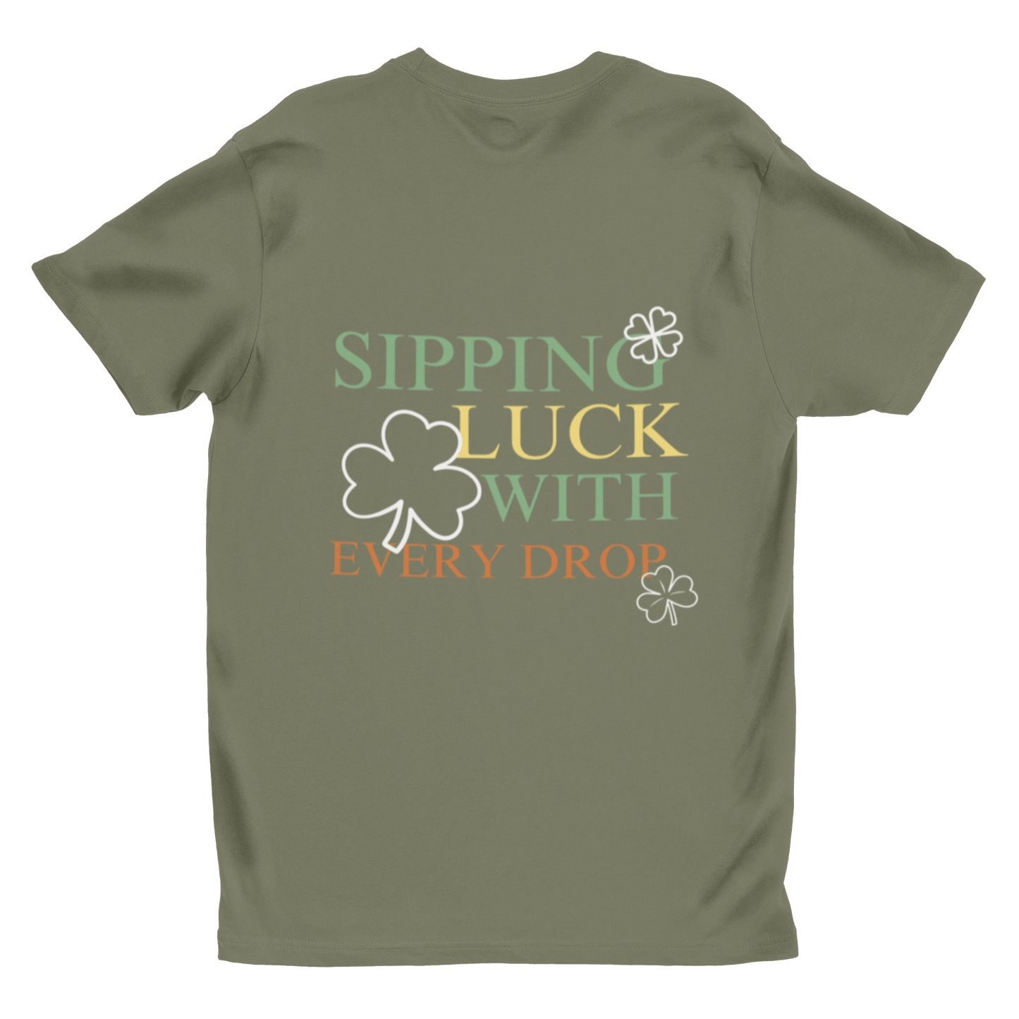 Sipping Luck St. Patrick’s Day T-Shirt