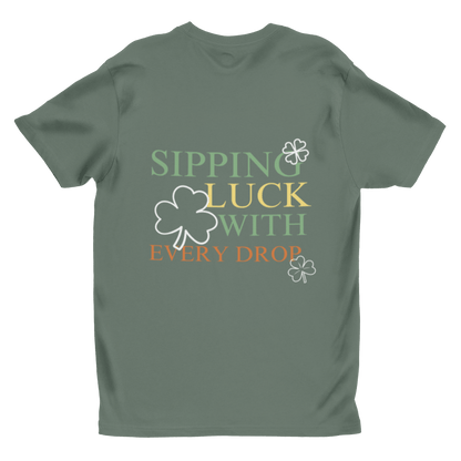 Sipping Luck St. Patrick’s Day T-Shirt