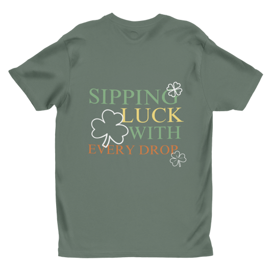 Sipping Luck St. Patrick’s Day T-Shirt