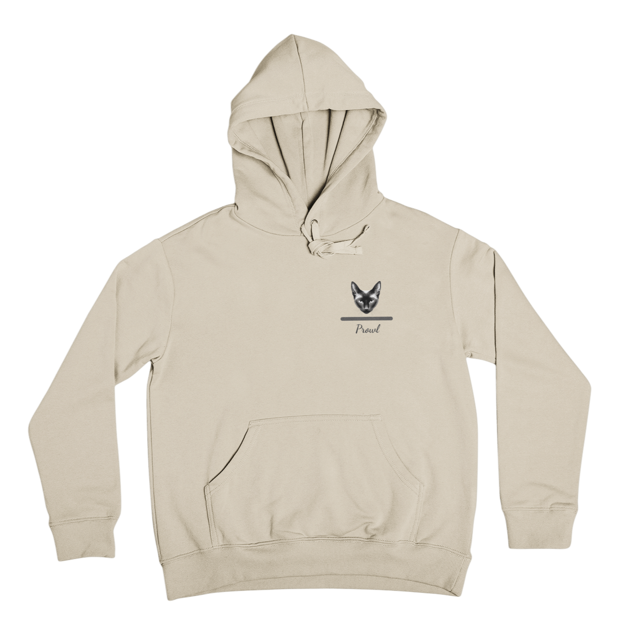 Prowl Siamese Cat Hoodie - Minimalist Elegance | Taily Apparel