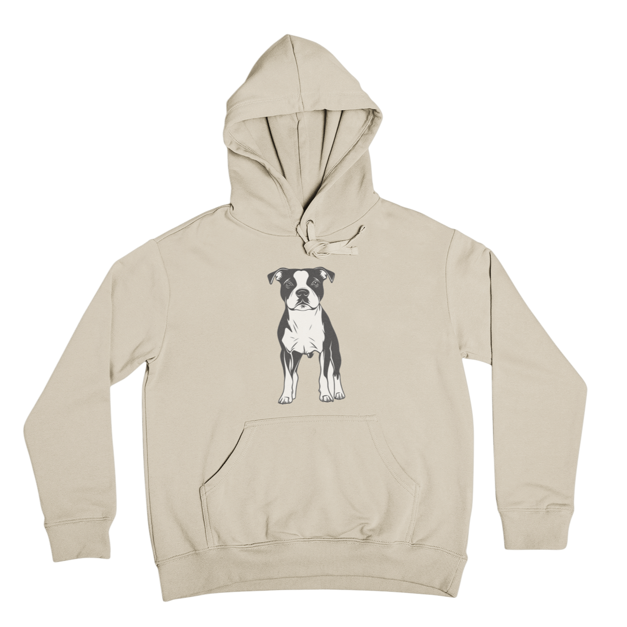 Pit Bull Hoodie - Minimalist Dog Design