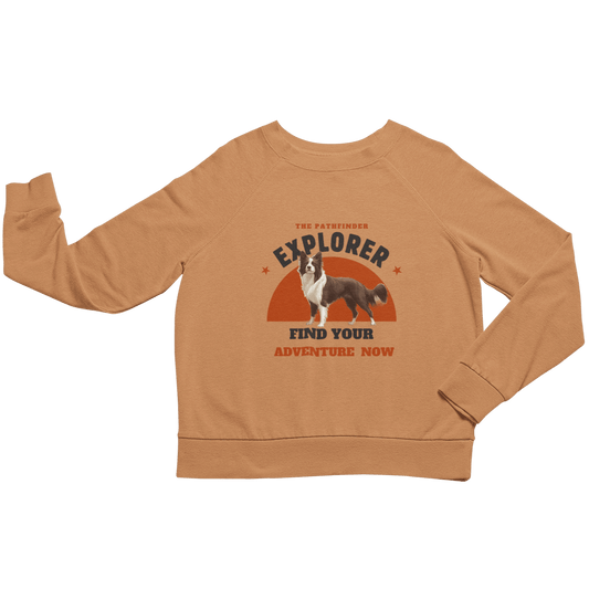 Border Collie Explorer Sweatshirt - Adventure Awaits