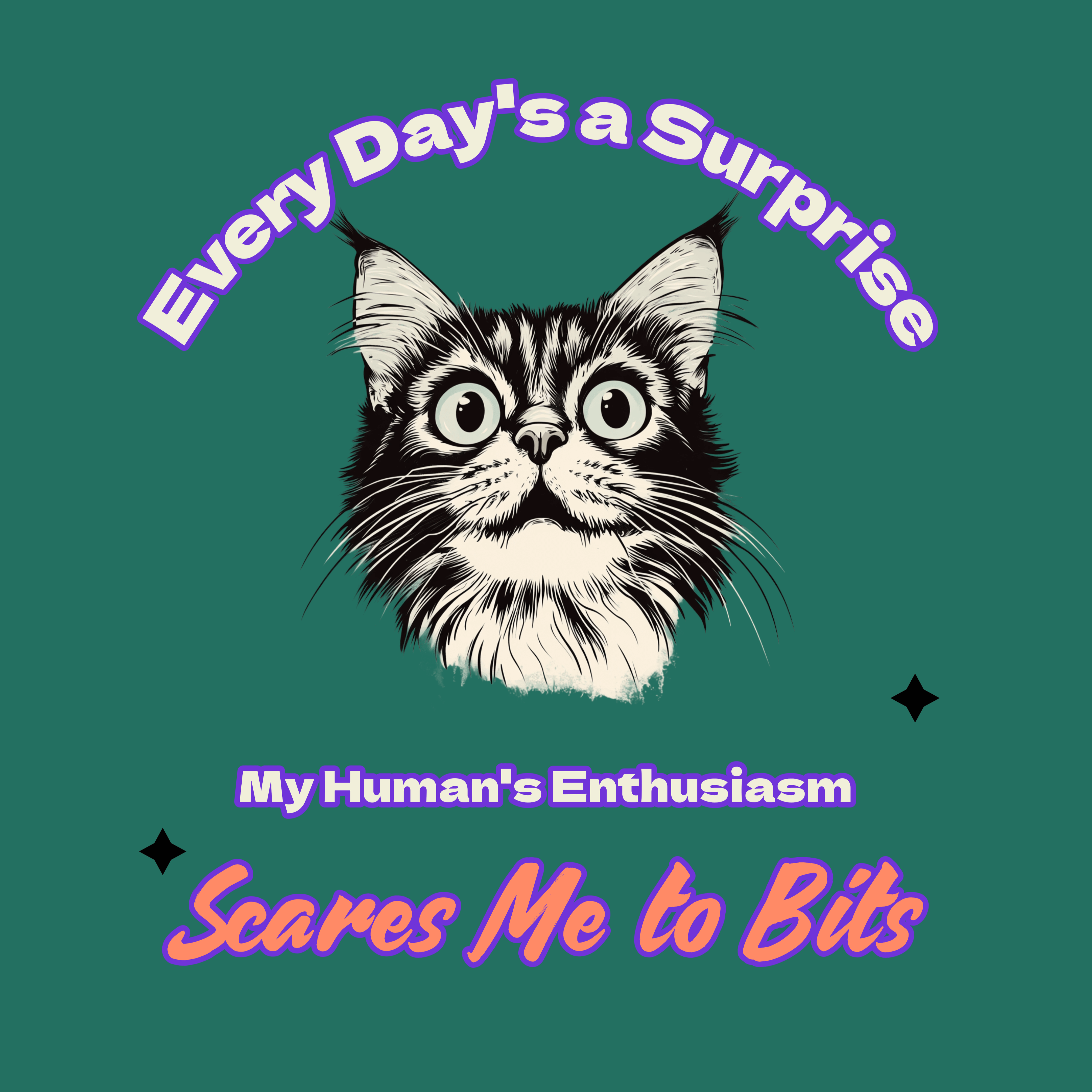 Every Day's Surprise Maine Coon Tee