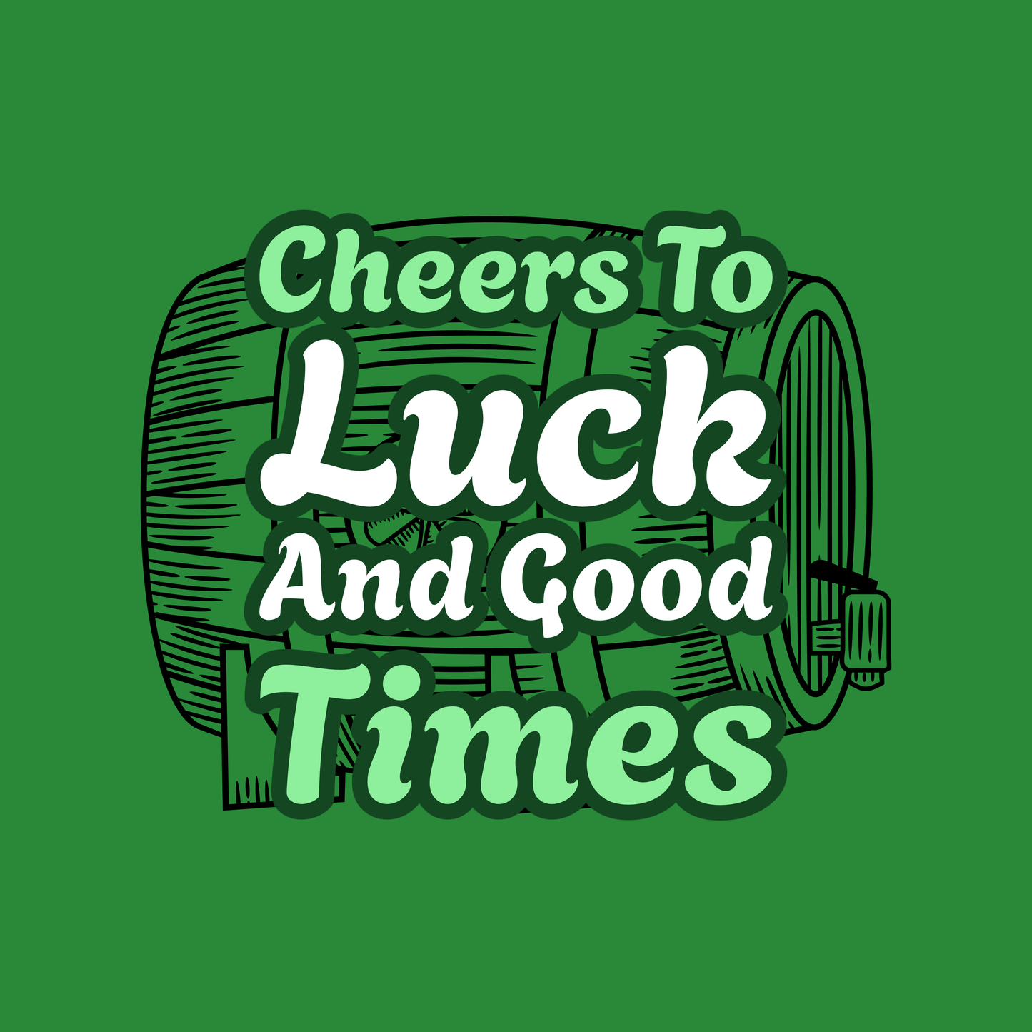 Cheers to Luck and Good Times St. Patrick’s Day Tee