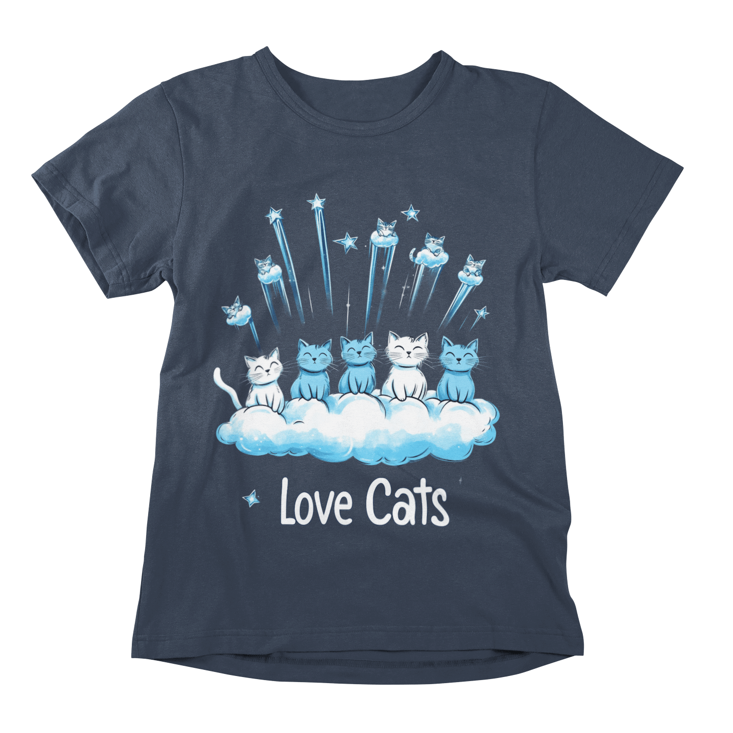 Celestial British Shorthair T-shirt - Love Cats Design