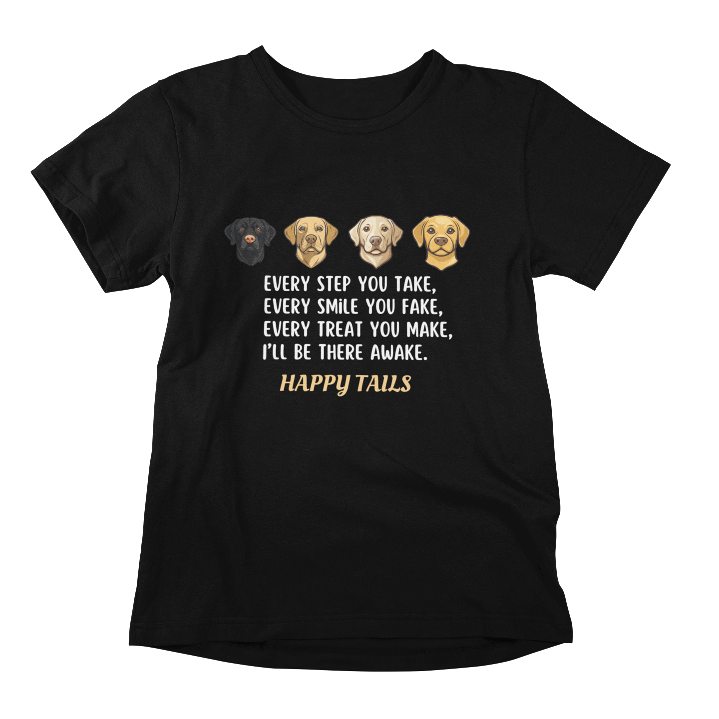 Happy Tails Labrador Tee - Express Your Love for Labs