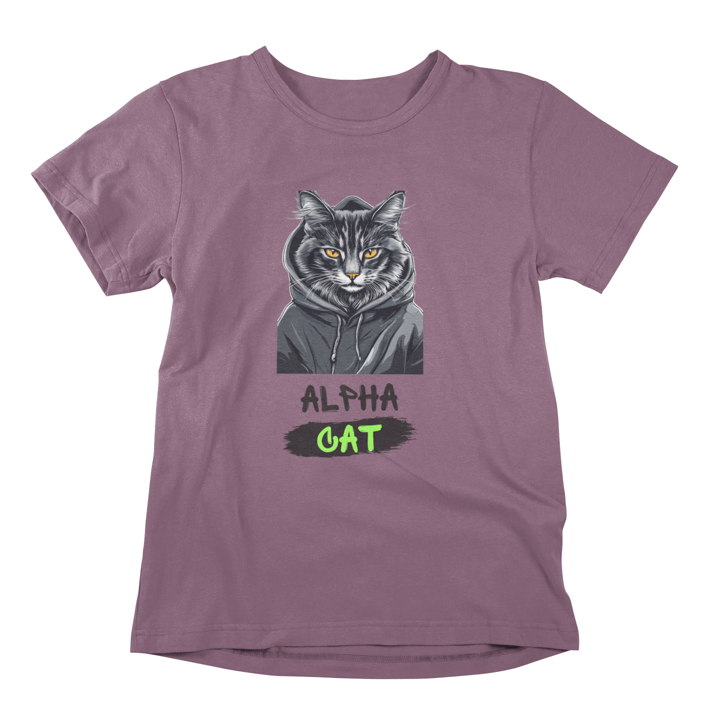 Alpha Cat Maine Coon T-shirt - Bold & Edgy Cat Design