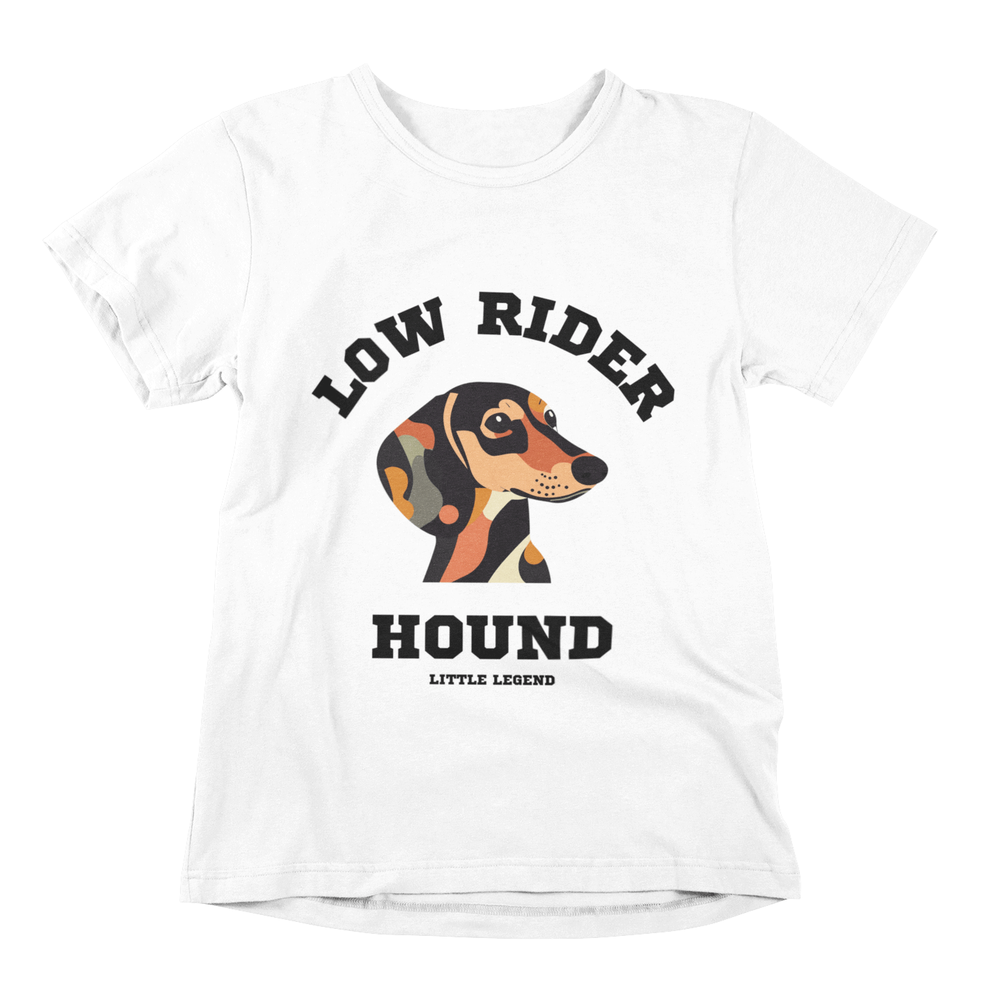 Low Rider Hound Dachshund T-shirt - Casual Style for Dog Lovers