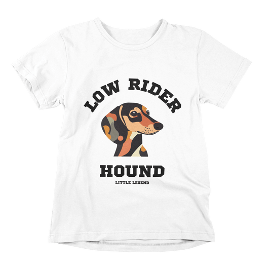 Low Rider Hound Dachshund T-shirt - Casual Style for Dog Lovers