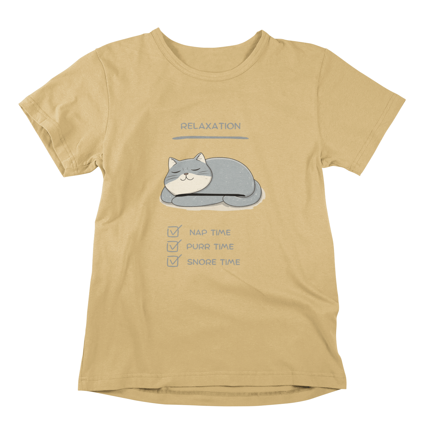 Relaxation Checklist British Shorthair T-shirt