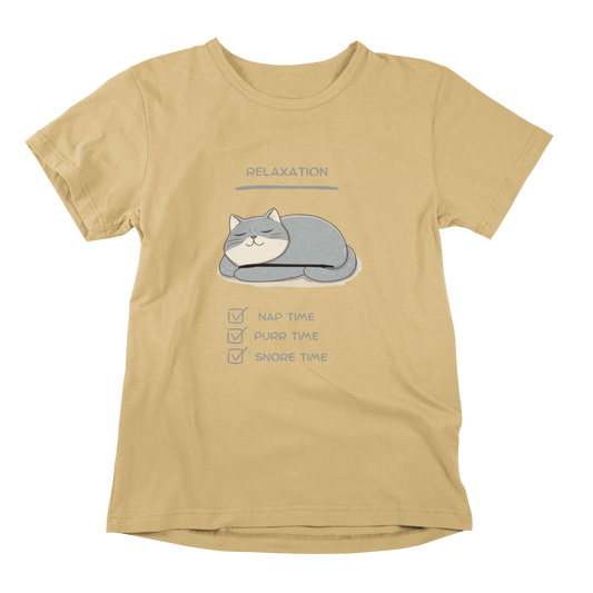 Relaxation Checklist British Shorthair T-shirt