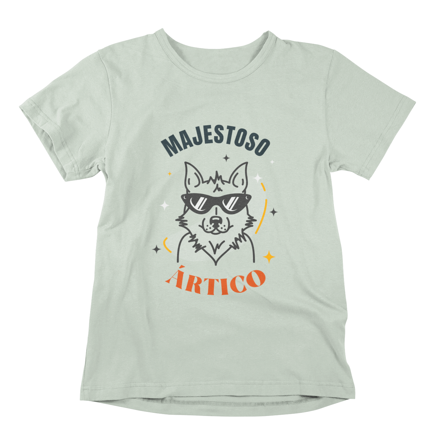 Majestoso Ártico T-shirt - Stylish Husky Design