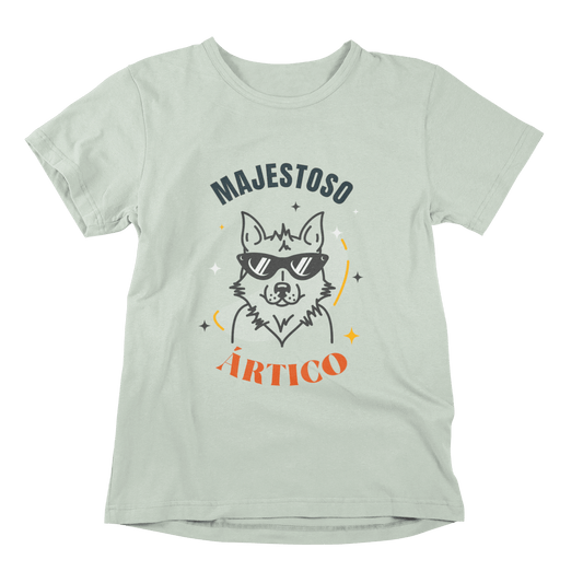 Majestoso Ártico T-shirt - Stylish Husky Design