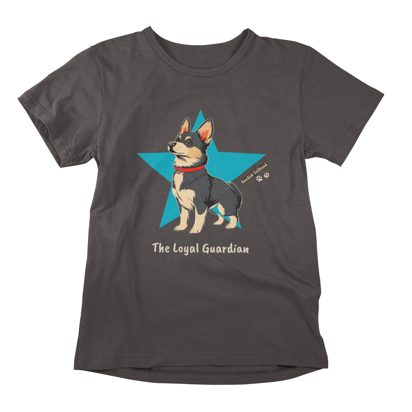 The Loyal Guardian T-shirt - Swedish Vallhund Pride