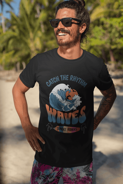 Waves Sunset Riders Tee