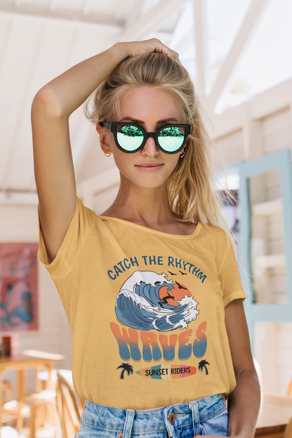 Waves Sunset Riders Tee